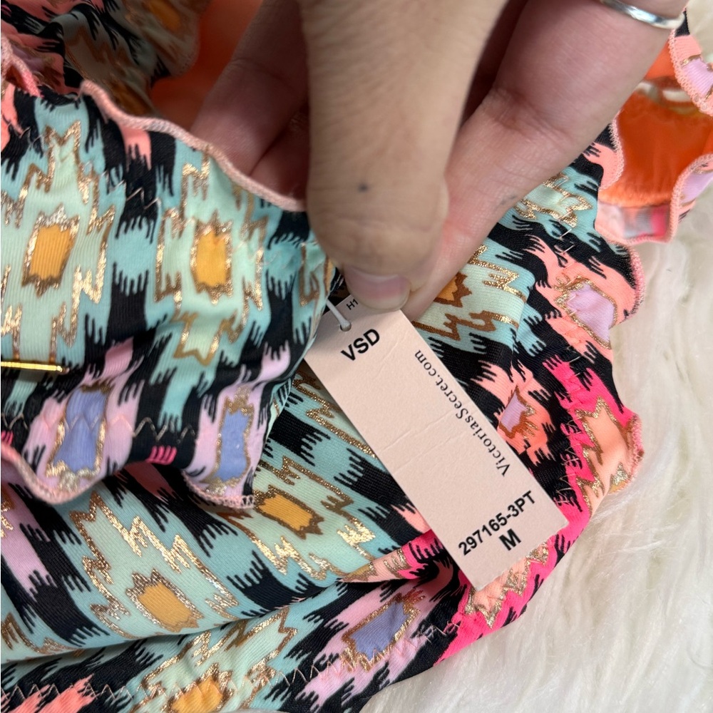 Victoria Secret |Colorful | Ruffled Bikini Bottom | Medium - Picture 8 of 8